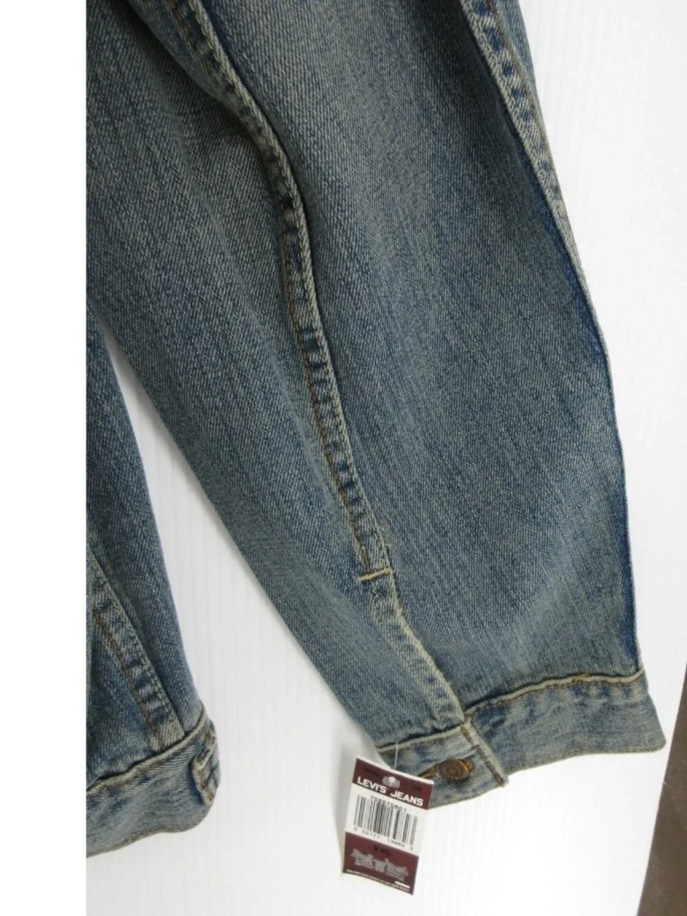 VINTAGE Levis Jacket XXL Standard Trucker Denim Jean Red Tab Y2K NEW